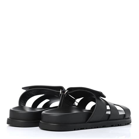 hermes style sandal|hermes sandals all black.